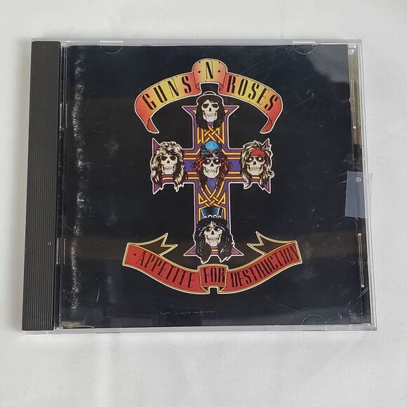Guns N’ Roses Appetite for Destruction CD 1987 Debut Hard Rock Classic Album - Picture 1 of 4